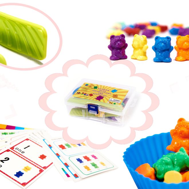 Dětská hra Medvídci pro počítání 61 dílů - Montessori