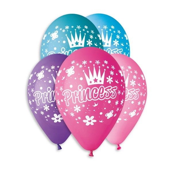 Balónky nafukovací princezny 30 cm - 5 kusů