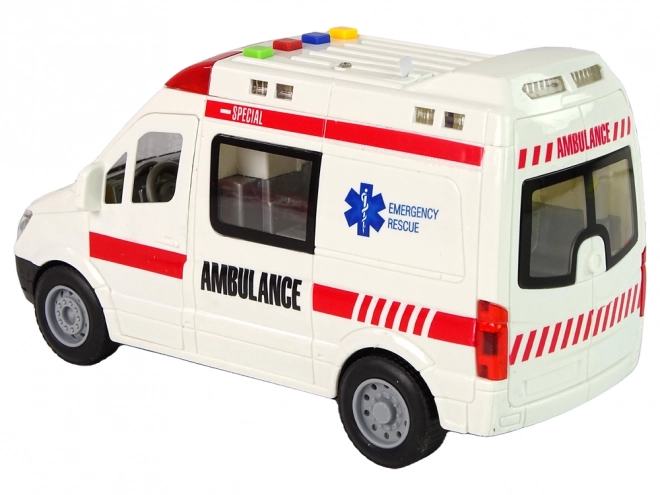 Ambulance Světla Zvuky Zvuky Třecí pohon