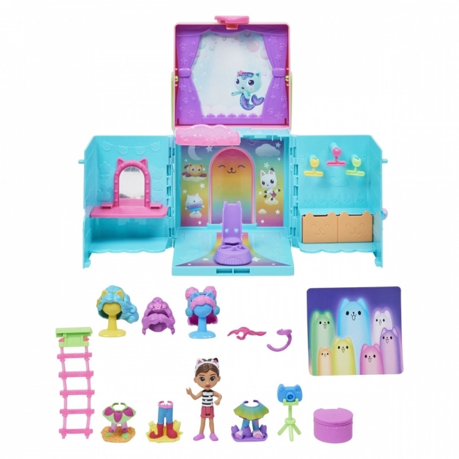 Sada figurek Gabi's Cat House: Gabi's Rainbow Wardrobe (Gabiina duhová skříň)