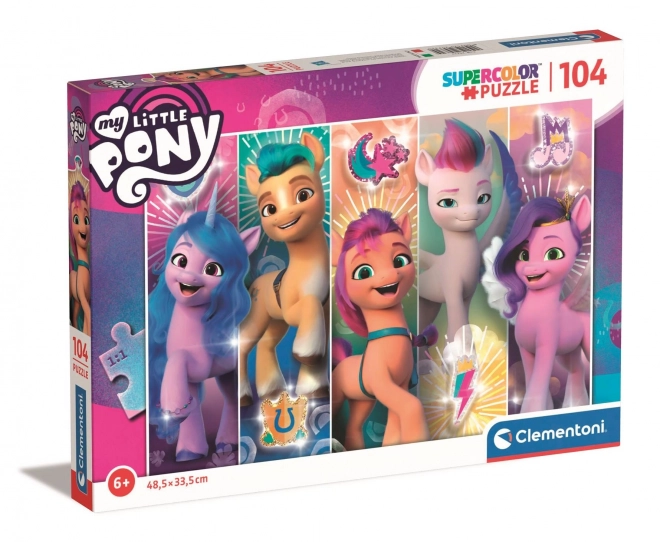 CLEMENTONI Puzzle My Little Pony 104 dílků