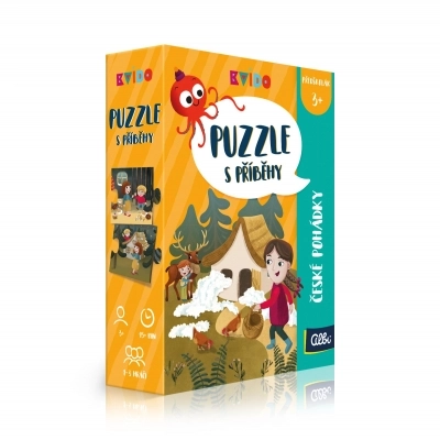 Kvído - Puzzle s českými pohádkami