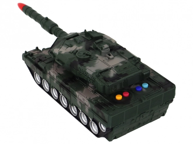 RC Tank na dálkové ovládání 27 MHz zelený