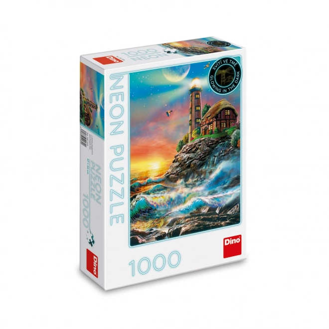 DINO Svítící puzzle Maják 1000 dílků