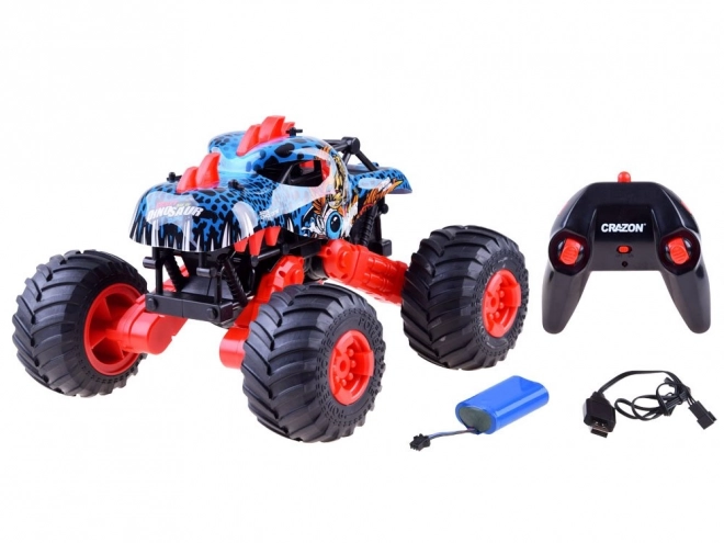 DINO monster 4x4 auto na dálkové ovládání RC0537C – červená