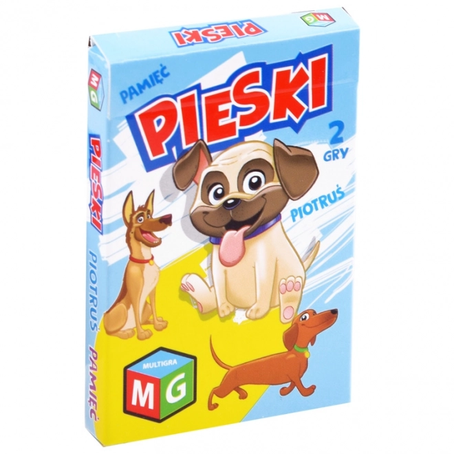 Karty do hry Piotruś a Pexeso Pieski