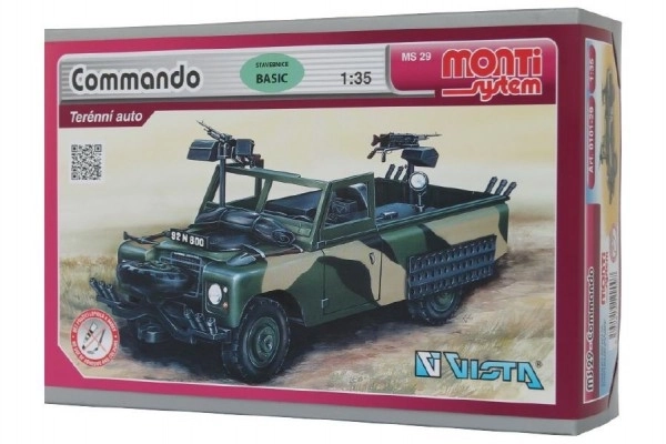 Stavebnice - Terénní auto Commando Land Rover