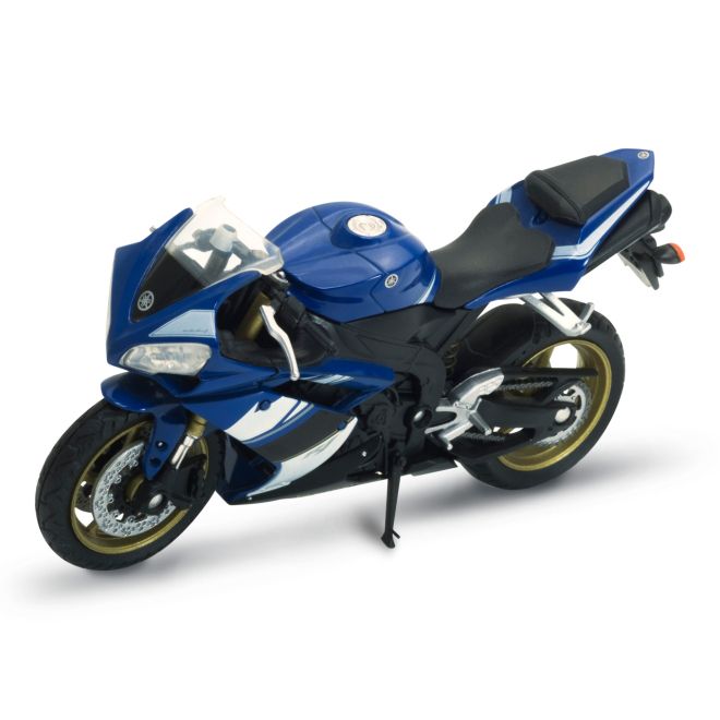 Welly Motocykl Yamaha YZF-R1 1:18 modrá