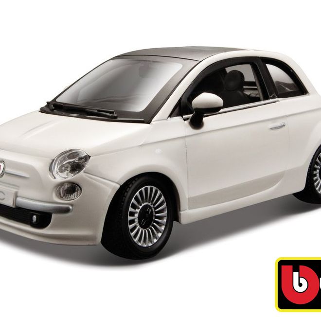 Bburago 1:24 Fiat 500 (2007) White