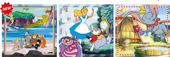 CLEMENTONI Puzzle Disney klasika 3x48 dílků