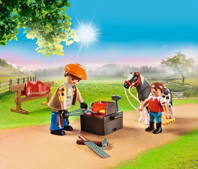Sada venkovských figurek 70518 Pojízdný kovář
