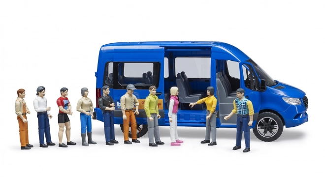Bruder Mercedes-Benz Sprinter minibus s řidičem a cestujícím