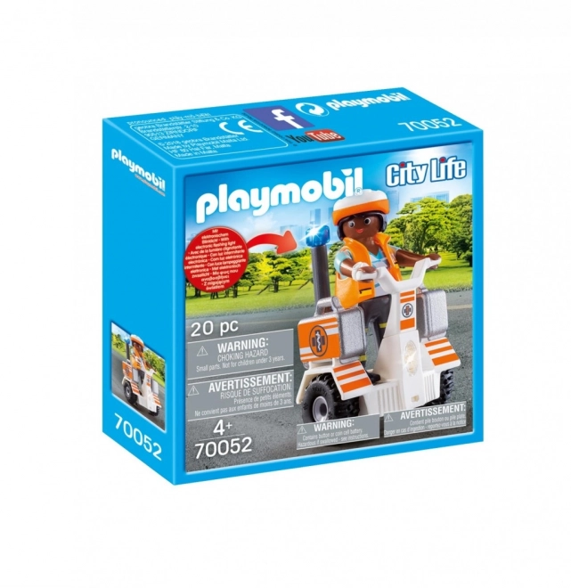 PLAYMOBIL® City Life 70052 Zásahová dvoukolka záchranářů se světly