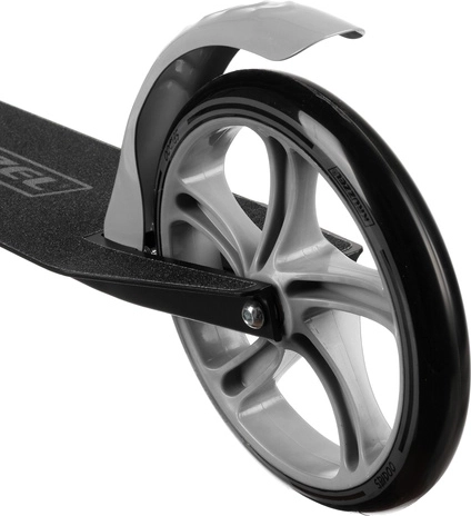 Skládací městská koloběžka pro děti s velkými koly (200 mm) – šedá
