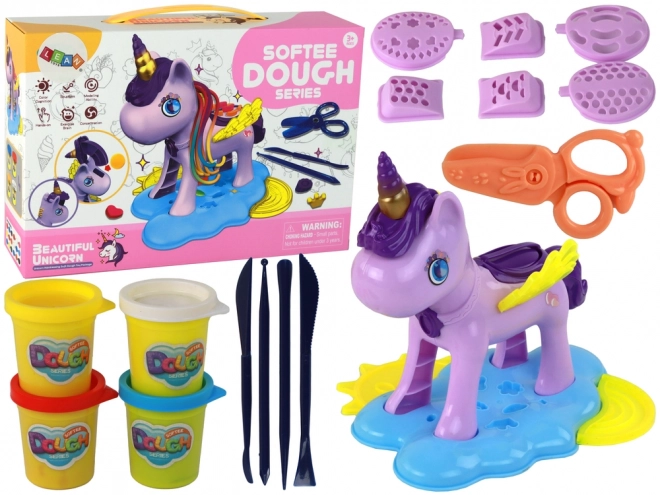 Ciastolina Unicorn DIY Plastic Mass Hairdresser