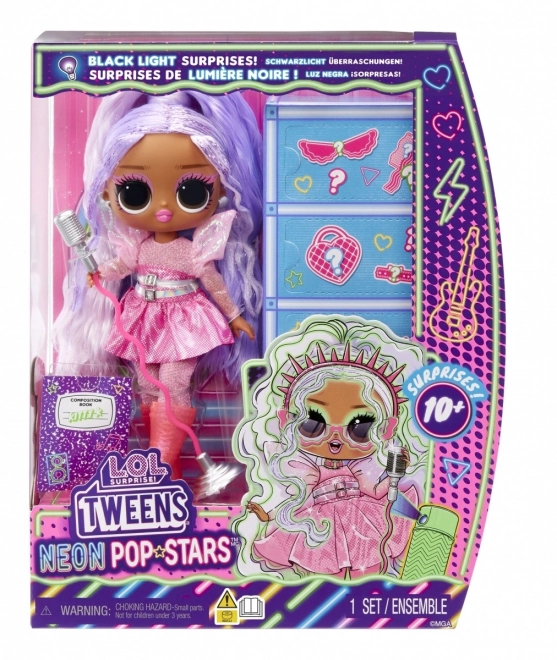 L.O.L. Surprise! Tweens neon pop hvězda Kitty K