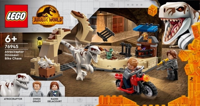 LEGO® Jurassic World 76945 Atrociraptor: honička na motorce