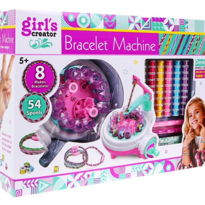 Strojek na tkaní náramků pro děti 5+ DIY šperky + příslušenství