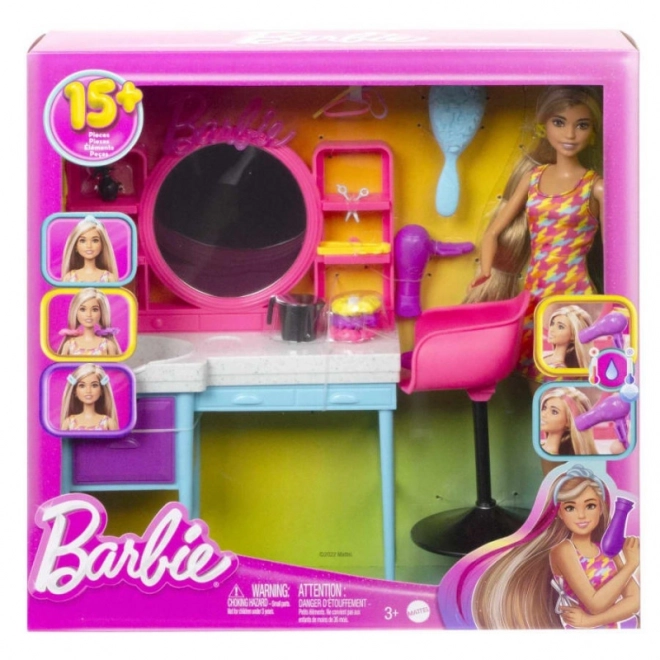 Kadeřnický salon pro panenku Barbie