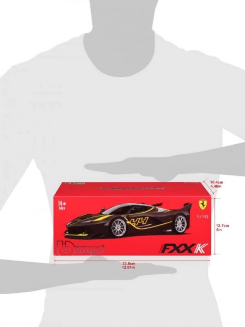 Model auta Bburago Ferrari FXX K černý 1:18