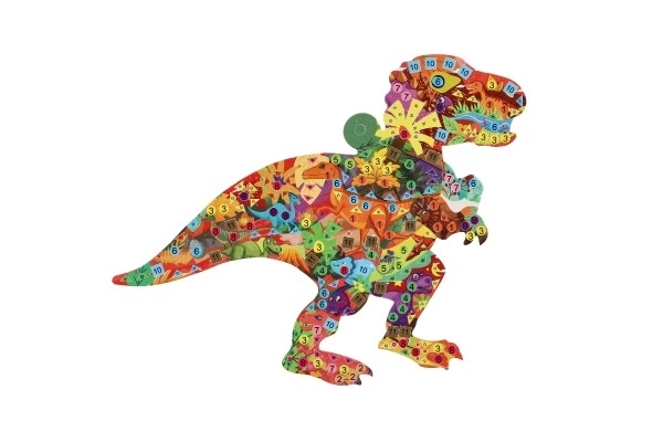 Kreativní sada diamantové malování Dinosaurus s nalepovacími diamanty v krabici 21x18x6cm