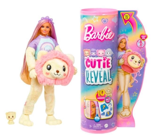 BARBIE Panenka Cutie Reveal, Lev