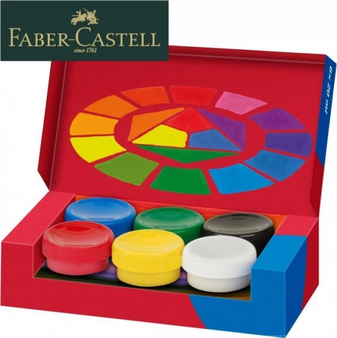 Faber-Castell Temperové barvy 6x20ml