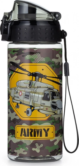 OXYBAG Láhev na pití OXY CLICK Army Helikoptéra 500 ml