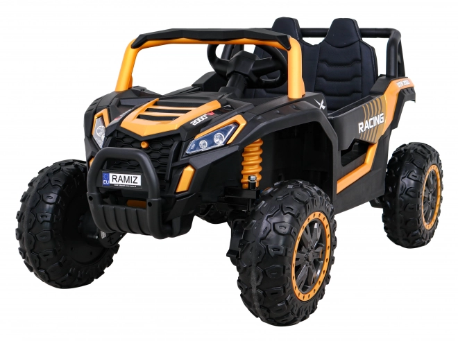 Buggy UTV 2000M závodní auto na baterie + MP3 zvuky světla + dálkové ovládání + pomalý start – Zlaté