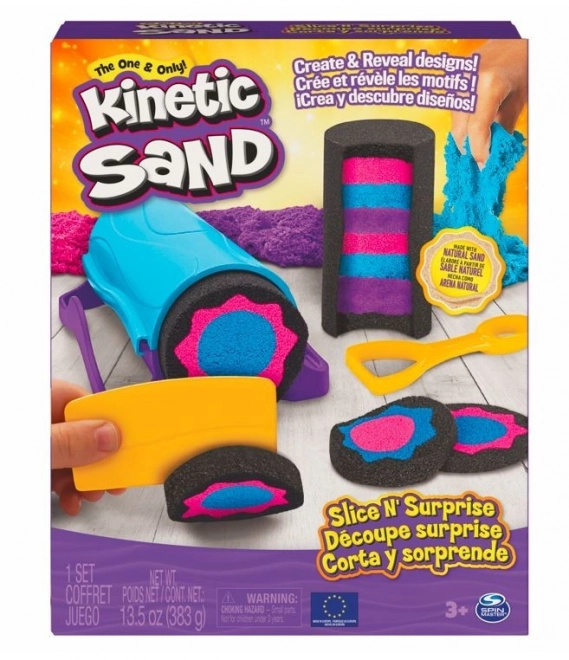 Kinetic sand krájená překvapení