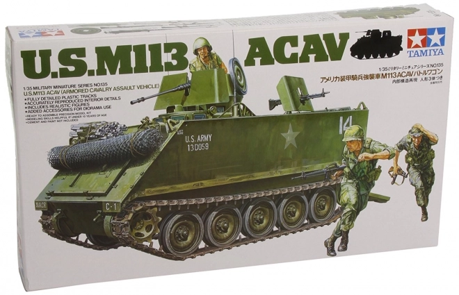 Plastikový model bojového vozidla U.S. M113 ACAV