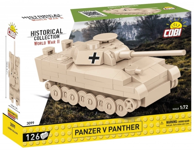 COBI 3099 II WW Panzer V Panther, 1:72, 126 k