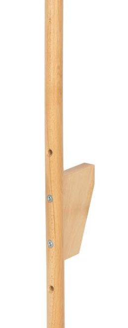 Výškově nastavitelné dřevěné chůdy, 177 cm