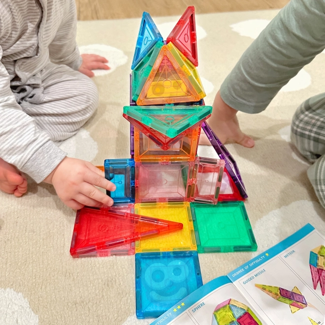 Magnetické stavební bloky Montessori WOOPIE