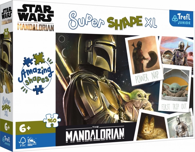 Puzzle Super Shape XL Star Wars: Mandalorian 160 dílků