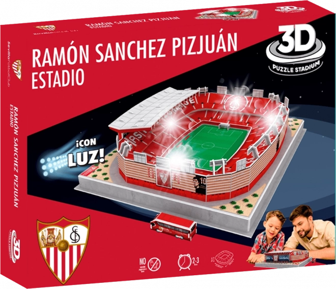 3D PUZZLE STADIUM Svítící 3D puzzle Stadion Ramón Sánchez-Pizjuán - FC Sevilla