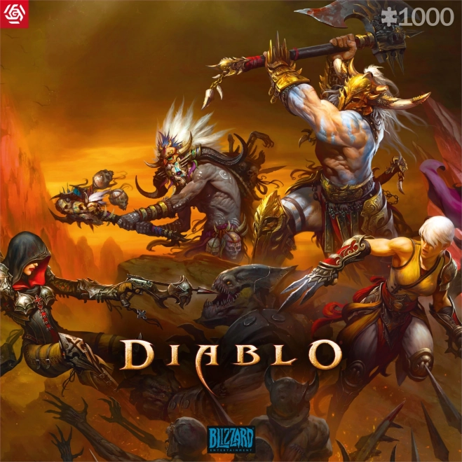 Puzzle Diablo - Bitva hrdinů 1000 dílků