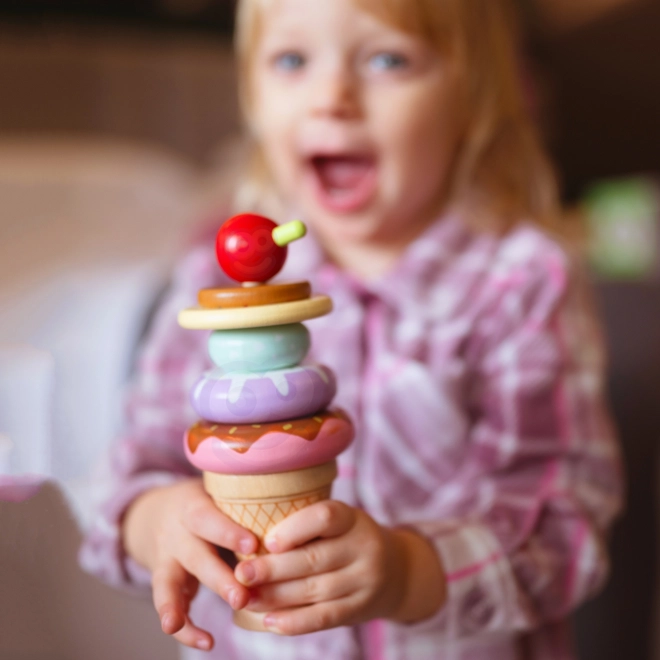 Woopie Green dřevěné zmrzliny montessori cukrárna
