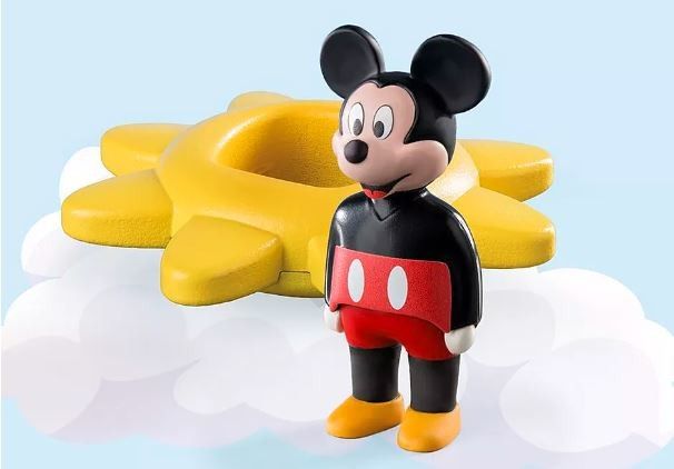 Sada s figurkou 1.2.3 Disney 71321 Mickey Mouse a chrastítko Sunshine