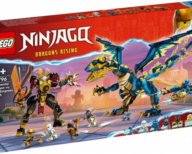 Kostky Ninjago 71796 Elementární drak vs. císařovna Moss