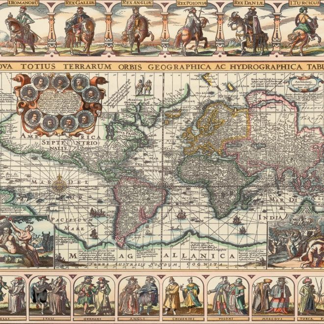 ART PUZZLE Puzzle Historická mapa světa 1000 dílků