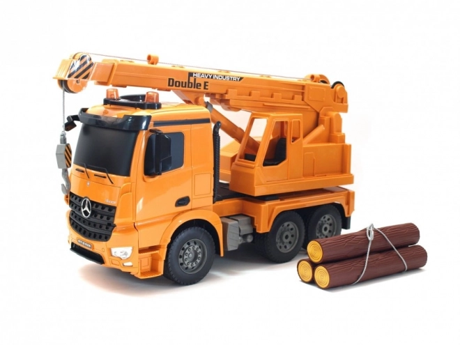 Mercedes Benz Arocs 2.4Ghz jeřáb 1:20 (zvuky a světla)