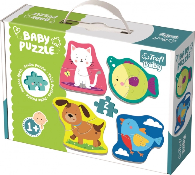 Baby puzzle se zvířátky - 8 dílků