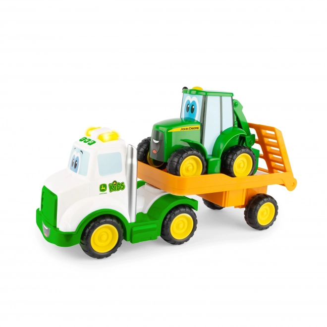 JD Kids John Deere - Traktor Johny s tahačem 37 cm