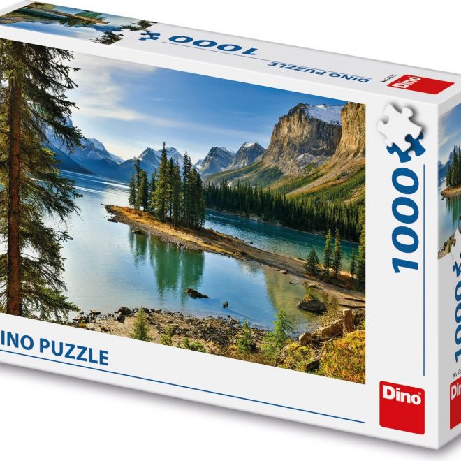 DINO Puzzle Jezero Maligne 1000 dílků