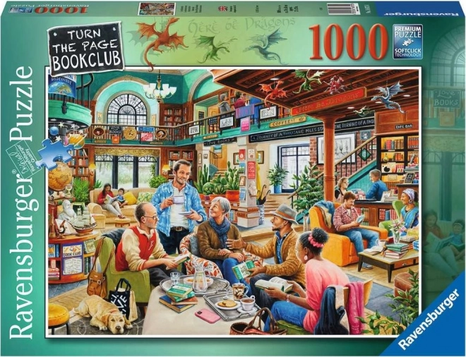 Puzzle knižní klub od Ravensburger - Turn the Page, 1000 dílků