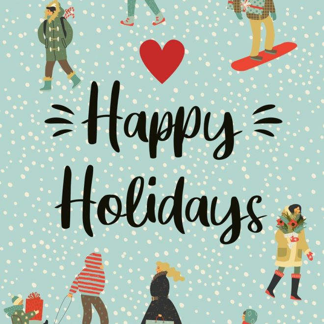RAVENSBURGER Puzzle Happy Holidays: Happy Holidays 99 dílků