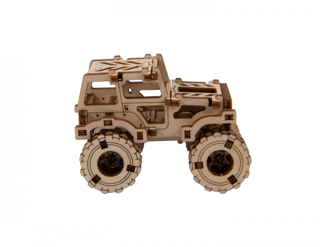 Wooden City 3D puzzle Superfast Monster Truck č.1