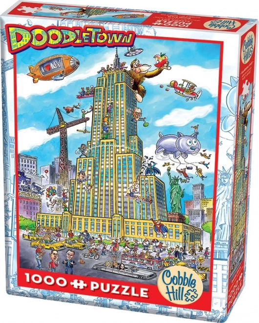 COBBLE HILL Puzzle DoodleTown: Empire State 1000 dílků