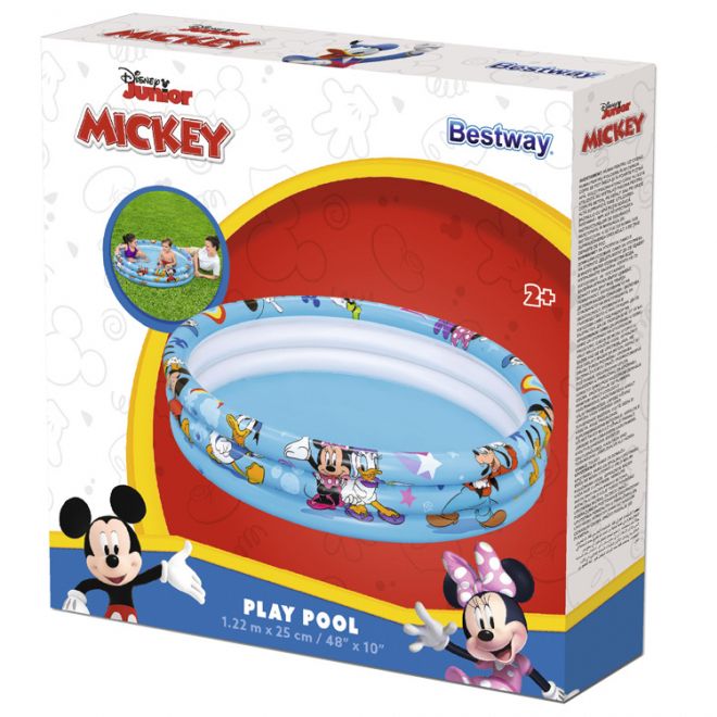 Bestway nafukovací bazén 122cm Mickey&Friends 91007